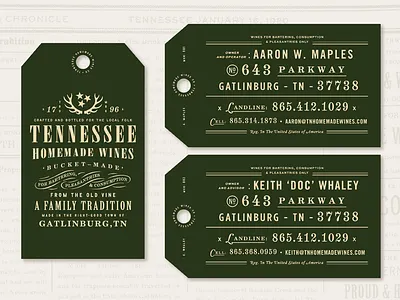 THW Business Cards business cards card design green hang tag logo type typography