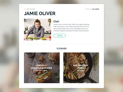 Recipes UI food oliver recipes ui