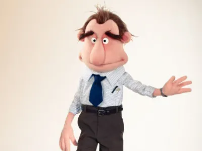 Godaddy: Larry and Brandy ad character design commerical costume design puppets