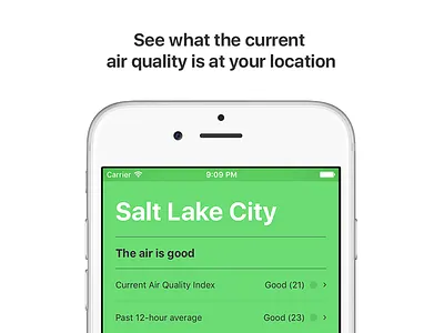 Air Lookout App Store Screenshots advertise air air lookout app app store features ios pollution screenshots sf smog ui
