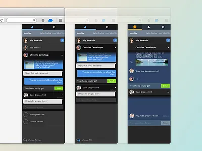 Firefox Hello — Multiple Chats chat firefox mobile ui ux