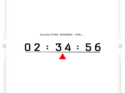 Daily UI 014 - Countdown Timer 014 dailyui light person of interest samaritan ui