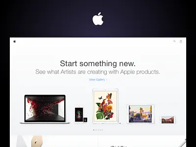 Apple Website Redesign apple commerce dark design flat interface landing light minimal product study ui userexperience userinterface ux web website