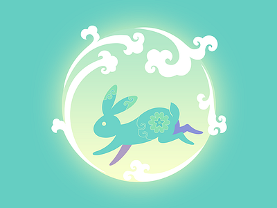 Greeting cards for Moon-festival freepp graphic design moon festival