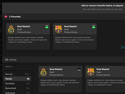 Sportsbook Add Favorite Team application bet betting dashboard live manager online results soccer sport team web