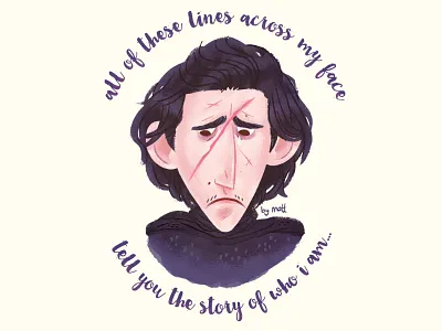 Kylo's Story brandi carlile illustration kylo ren star wars