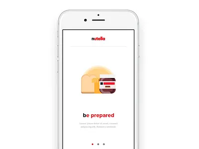 #23 DailyUI / Onboarding app dailyui mobile nutella onboarding ui user interface