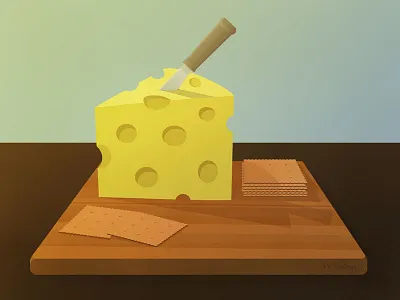 Cheese and Crackers alliteration alphabet cheese crackers wood