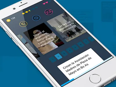 Entretiempos - Game UI android cards entretiempos flat game heart ios la nación lifesavers ui