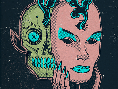 Spooky Gig Poster Art gig ledo orlando poster schiani