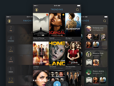 TV Promotions iphone navigation promos promotions shows tv tv guide tv shows ui