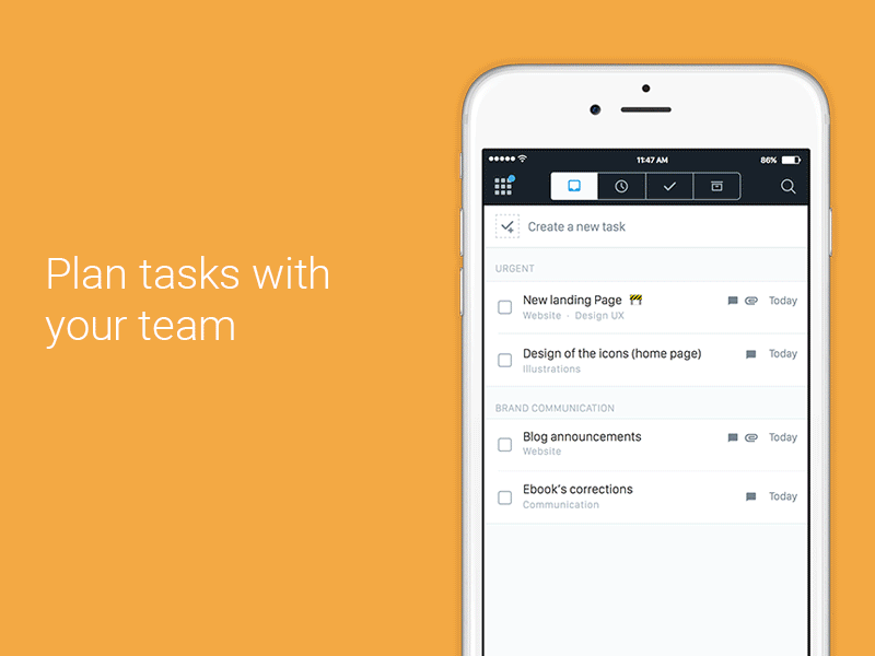 mobile application app store application azendoo gif iphone mobile screen
