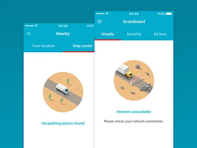 Empty state illustrations empty state illustration ios isometric