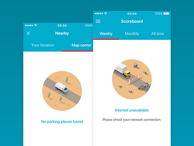 Empty state illustrations empty state illustration ios isometric