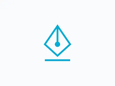 New Logo brand branding case study icon design logo mark pen