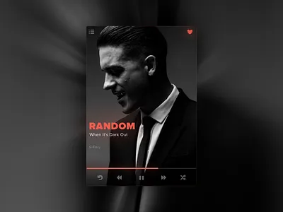 Day 005 - Music Player day005 icons music player proxima nova sketch ux