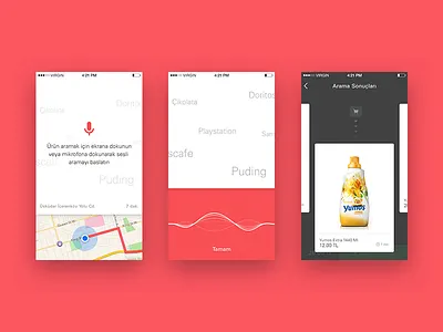 Mobile Shopping Components - 2 card ui components e commerce flat design home design ios landing page m commerce search shopping ui ux