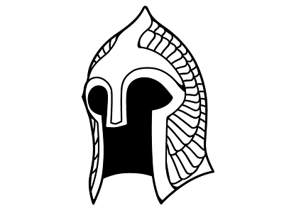 Gondor Soldier Helm gondor helm illustration lotr