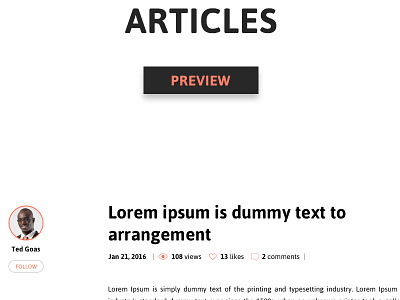 Articles Easyblocks article flat kit orange ui