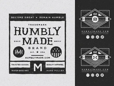 Shirt Labels black clothing halftone humble label north carolina size tags texture tshirts type usa