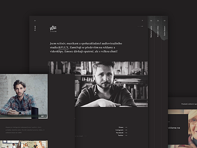 Adam Vopicka website adam vopicka design movie music personal portfolio site ui website work