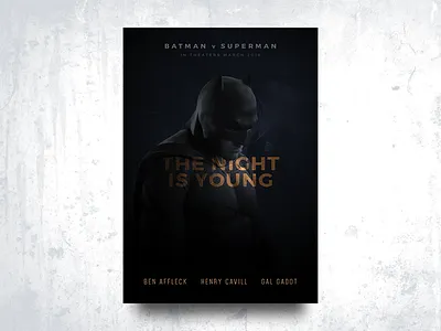 Batman v Superman Poster batman design minimal movie movies poster superman type typography