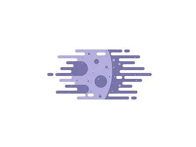 5. Moon design illustration moon project simple space stars stroke vector