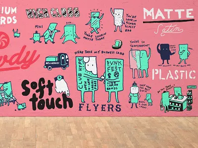 Print Peppermint Homepage Slider business cards flyers illustration print peppermint slider website