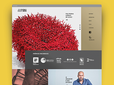 Website Product Designer designer furniture product webdesign