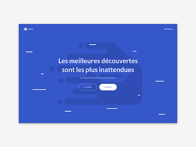 Randombox Home clean concept design desktop flat design interface ui user interface userinterface ux webdesign website