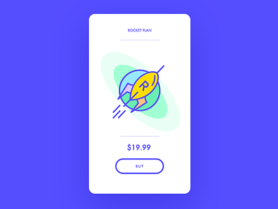 Rocket express checkout clean design futura ios material odessa plan plans ui ukraine white