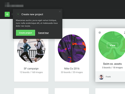 Tour [wip] app board card interface management project tour ui web website
