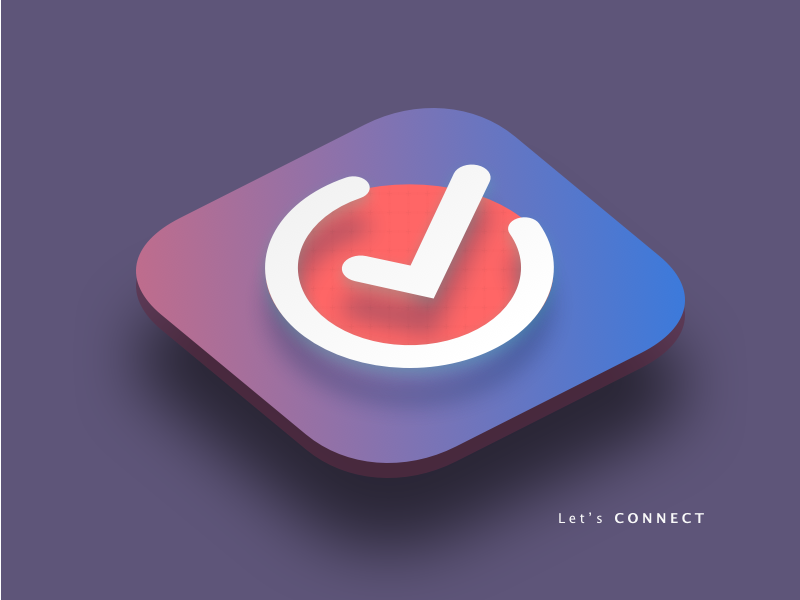 Let's Connect App Icon by Wajahat Ali on Dribbble