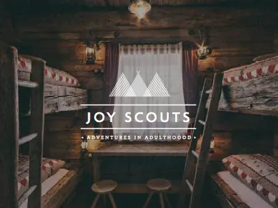 JoyScouts adventure branding camping design geometric graphic design icon iconography identity design logo outdoors typography