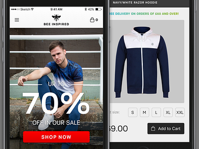 🐝 beeinspiredclothing design flow icons ios retina ui user experience user interface ux