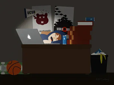 College Crash alliteration alphabet college posters