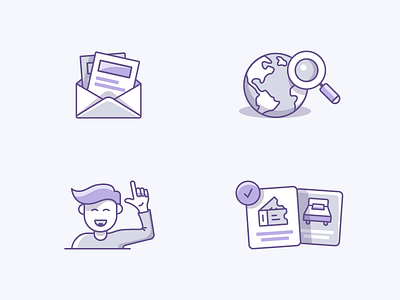Alternative Colour Scheme character discover email icon illustration illustrator newsletter world