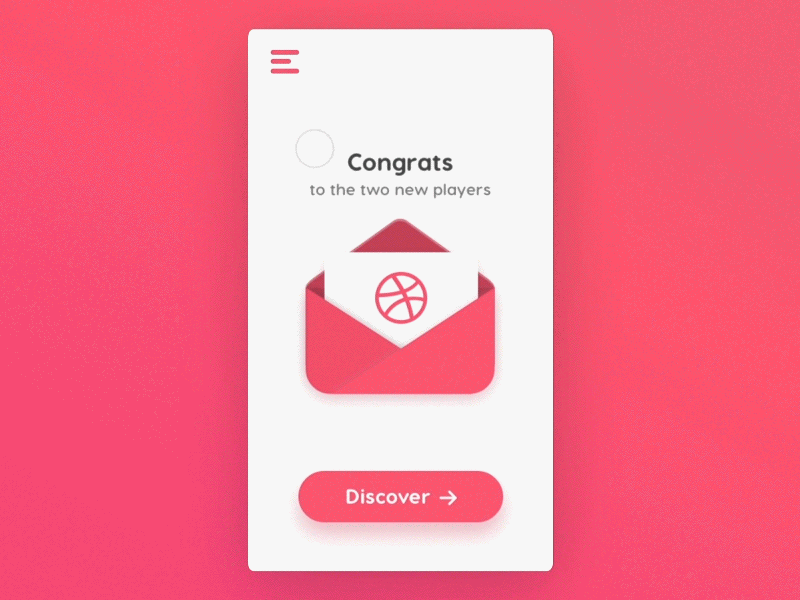 New Dribbble Players app design dribbble invite material mobile principle profil prototype ui