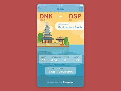 Offer App Coupon app application colorful flat illustration ios iphone mobile sketch sketch app ui ux