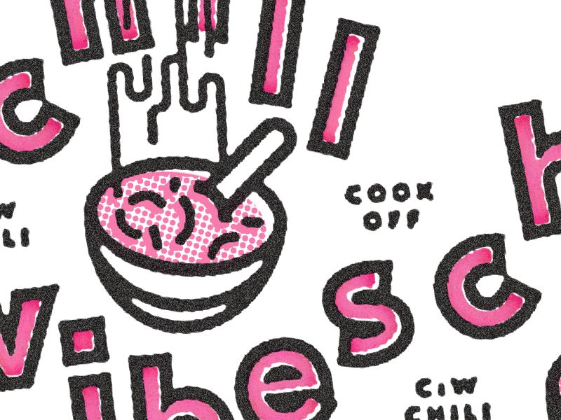 Chill(i) Vibes charity: water chili chill contest cookoff design flavor town