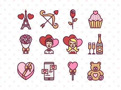 Valentine's Day Free Icon Set free icon love set valentinesday