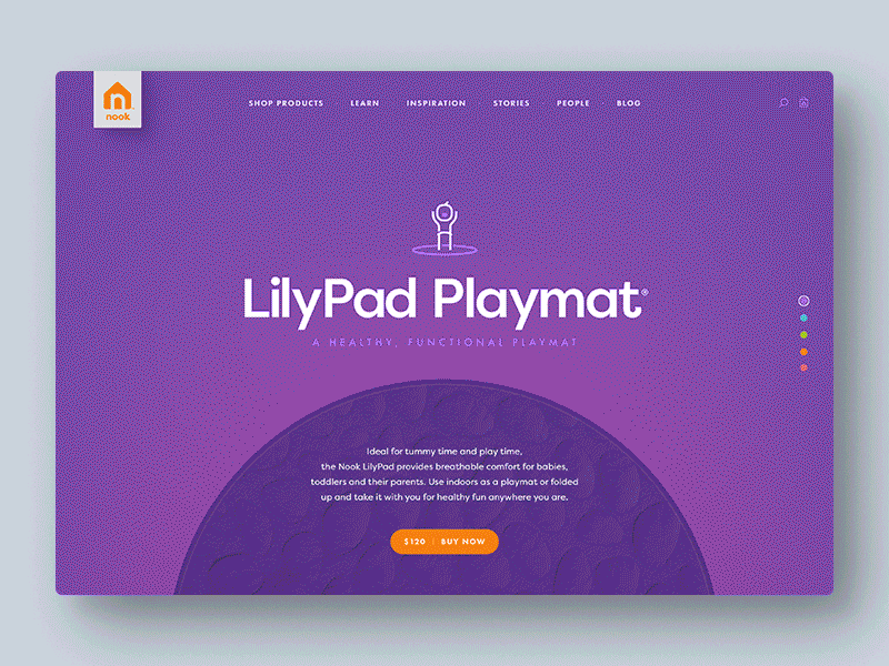 Nook Color Exploration branding children design fun kids product ui ux web website