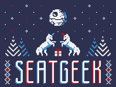 Holiday Sweater christmas dna holiday seatgeek star sweater ugly unicorn wars