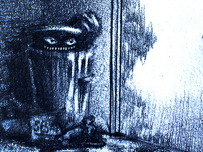 Oscar creepy illustration
