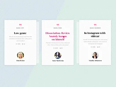 Day 034 — Blog article blog daily100 dailyui day034 free freebie post quote ui ux