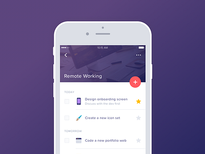 Task List App app flat list mobile task todo todo list ui ux