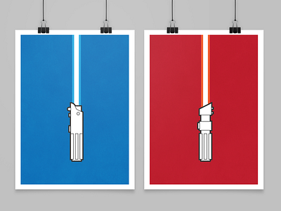 Lightsaber Posters darth vader lightsaber luke skywalker star wars