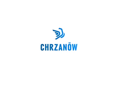 Chrzanow eagle logo logoflow sculpture simple town
