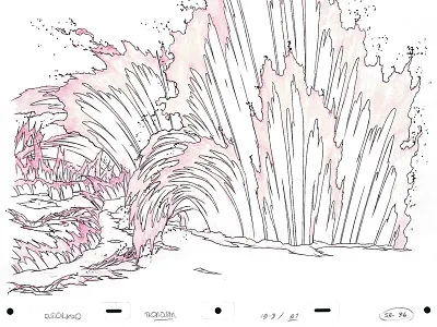 Waves 2dfx design featurefilm film handmadefx illustration pegbar pegged splash waves wavy