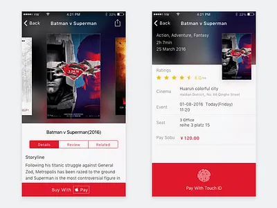 Movie app app apple ios iphone movie pay